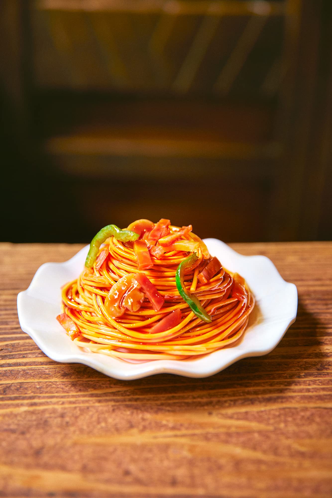 拿坡里義大利麵模型成品