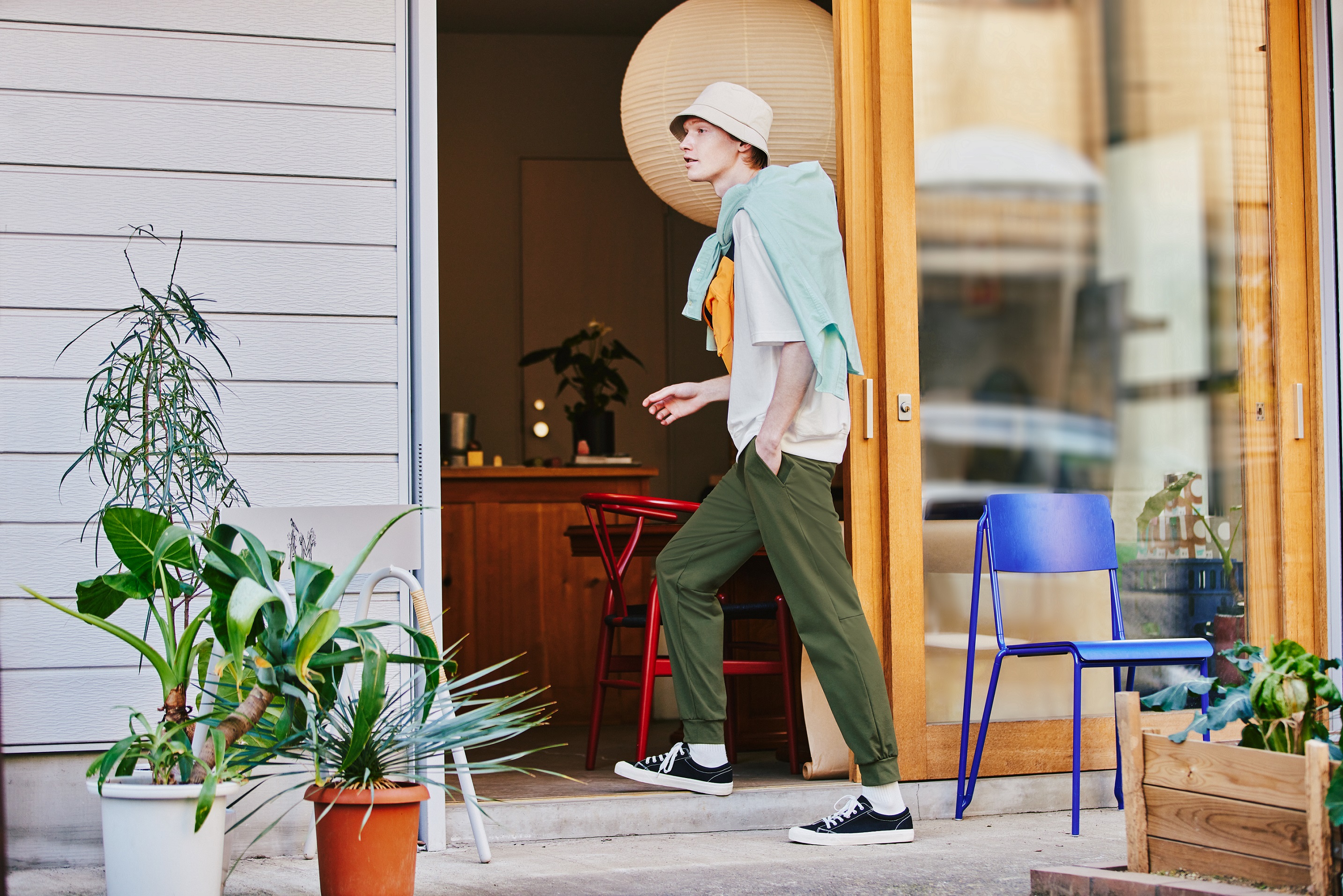 男裝DRY彈性束口褲