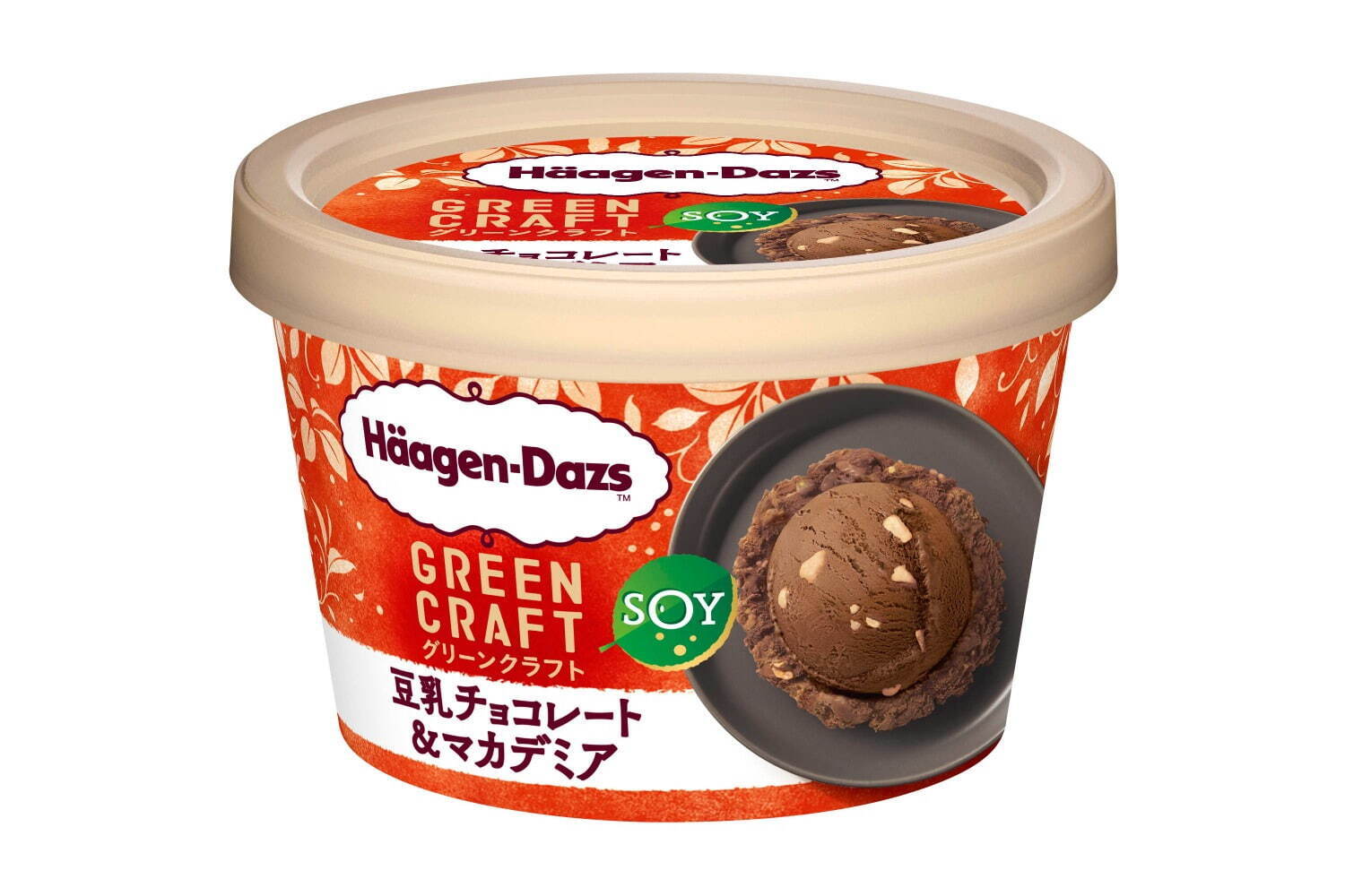 豆乳巧克力夏威夷豆冰淇淋