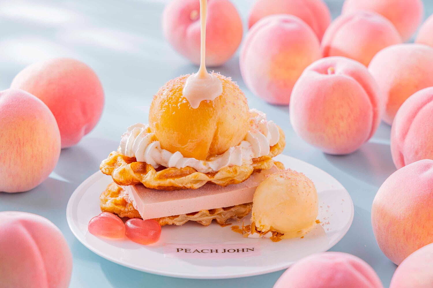 2023年7月_美麗甜點_The Jones Café & Bar_PEACH JOHN 聯名 PEACH CROFFLE