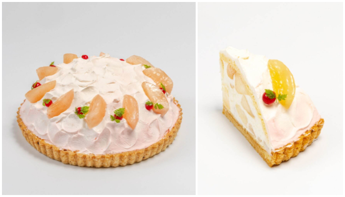 2023年7月_美麗甜點_fruits peaks_水蜜桃冰淇淋蛋糕