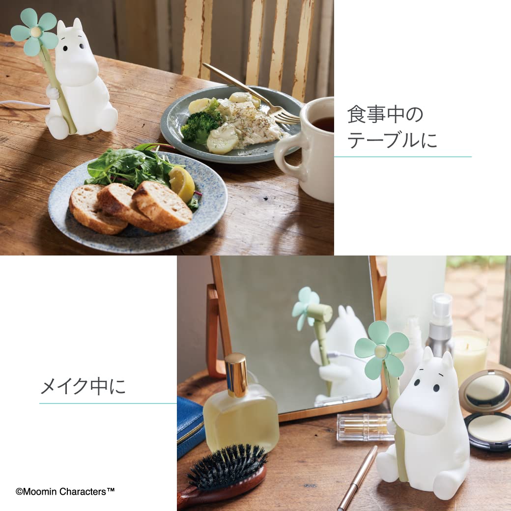 MOOMIN造型迷你電扇用法2