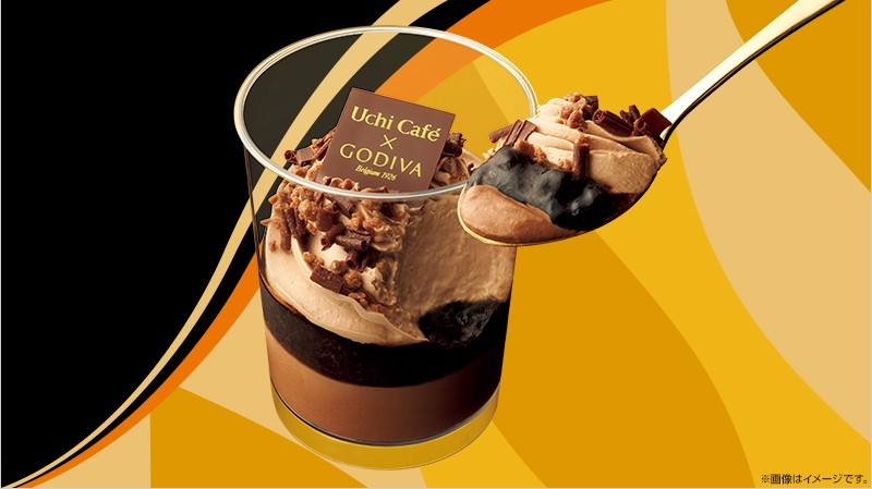 LAWSON_Uchi Café _GODIVA_巧克力與乳酪慕斯_ショコラ&フロマージュムース
