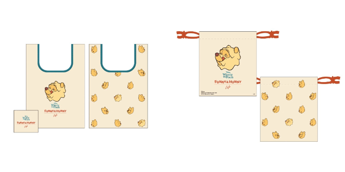 小熊維尼_FUNNY & HUNNY OH MY CAFE_原創週邊_提袋