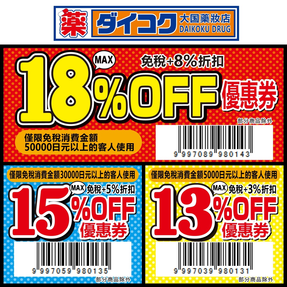 2023年大國藥妝優惠券