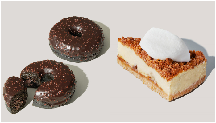星巴克_starbucks_聖誕甜品_二款新品_巧克力甜甜圈_起士蛋糕