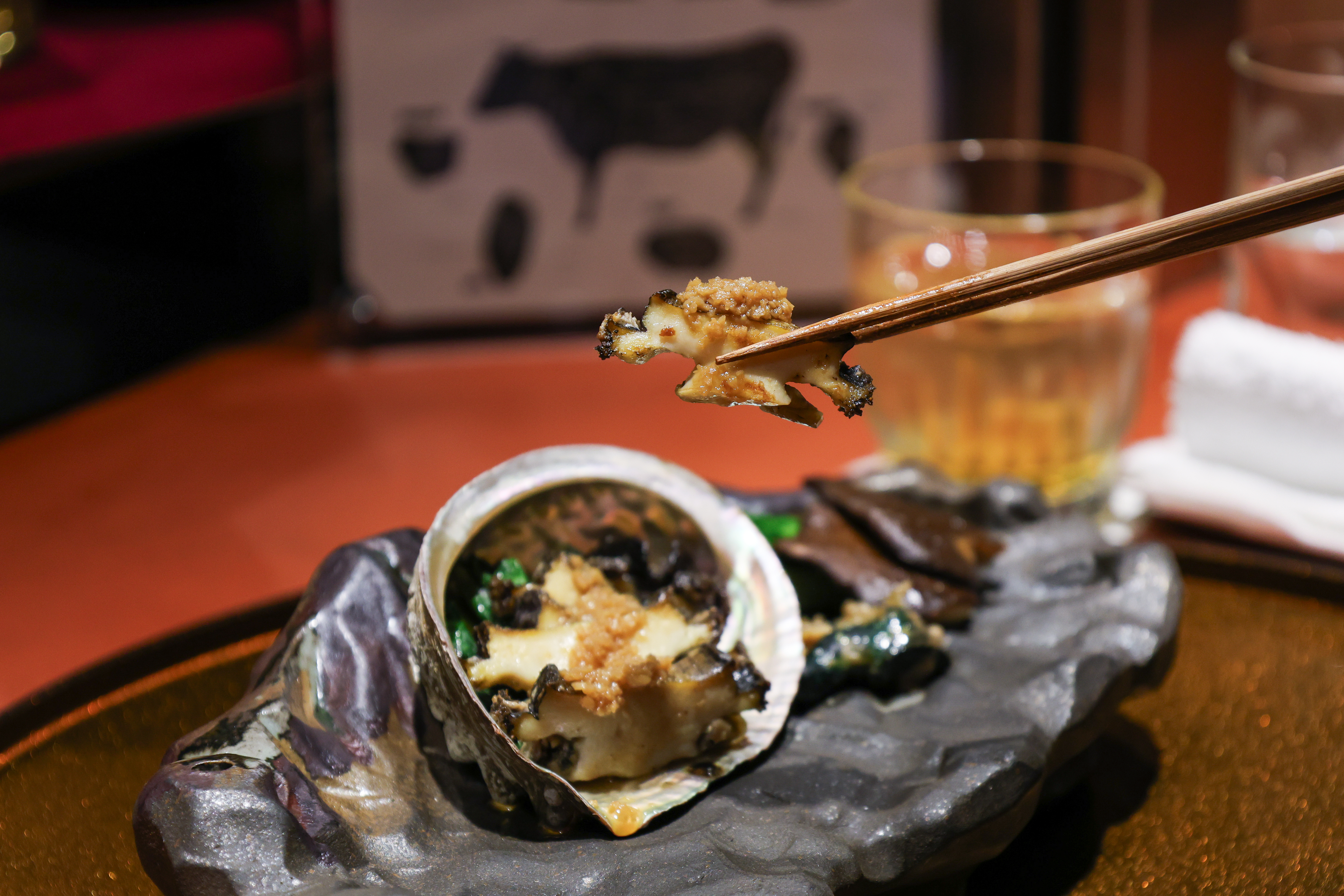 尾崎牛鐵板燒 吟 鮑魚