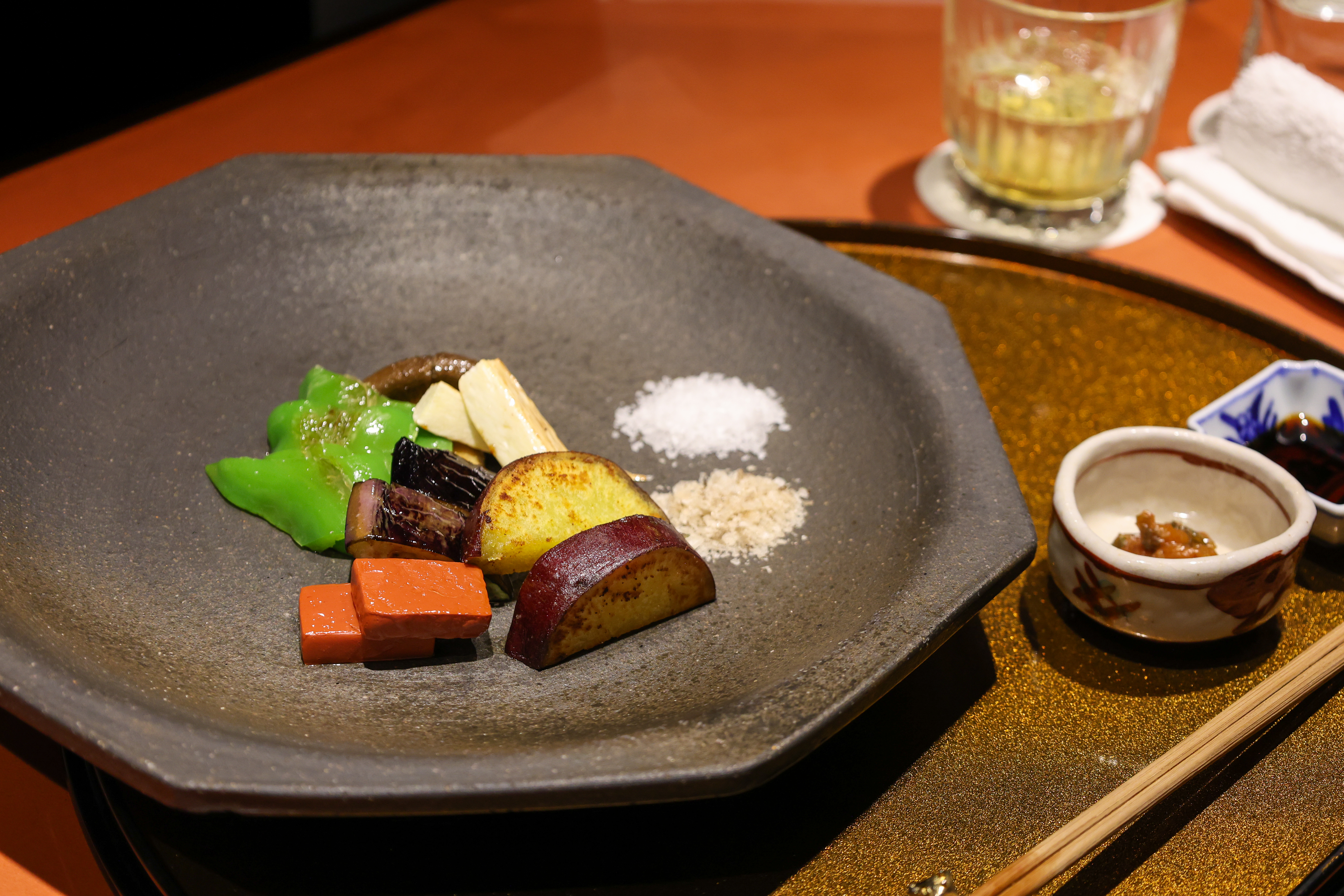 尾崎牛鐵板燒 吟 烤蔬菜