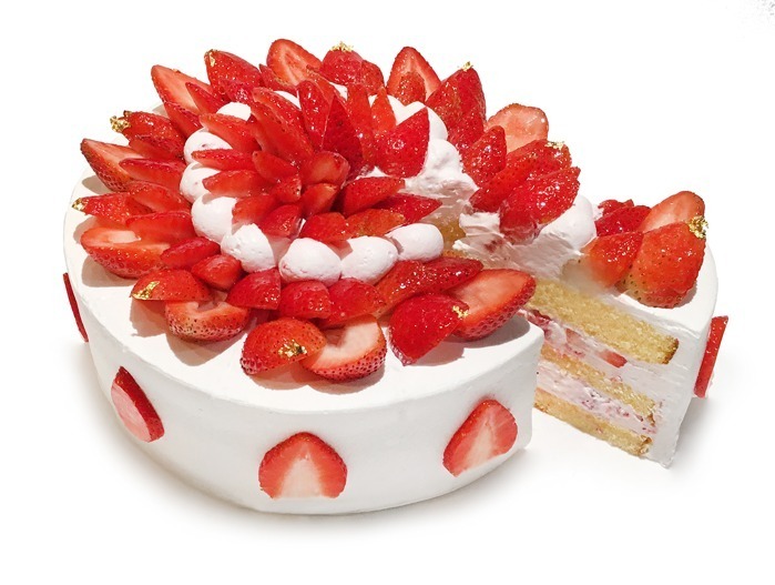 2024年1月_美麗甜點_Cafe comme ca_草莓日_ゆめさき苺蛋糕