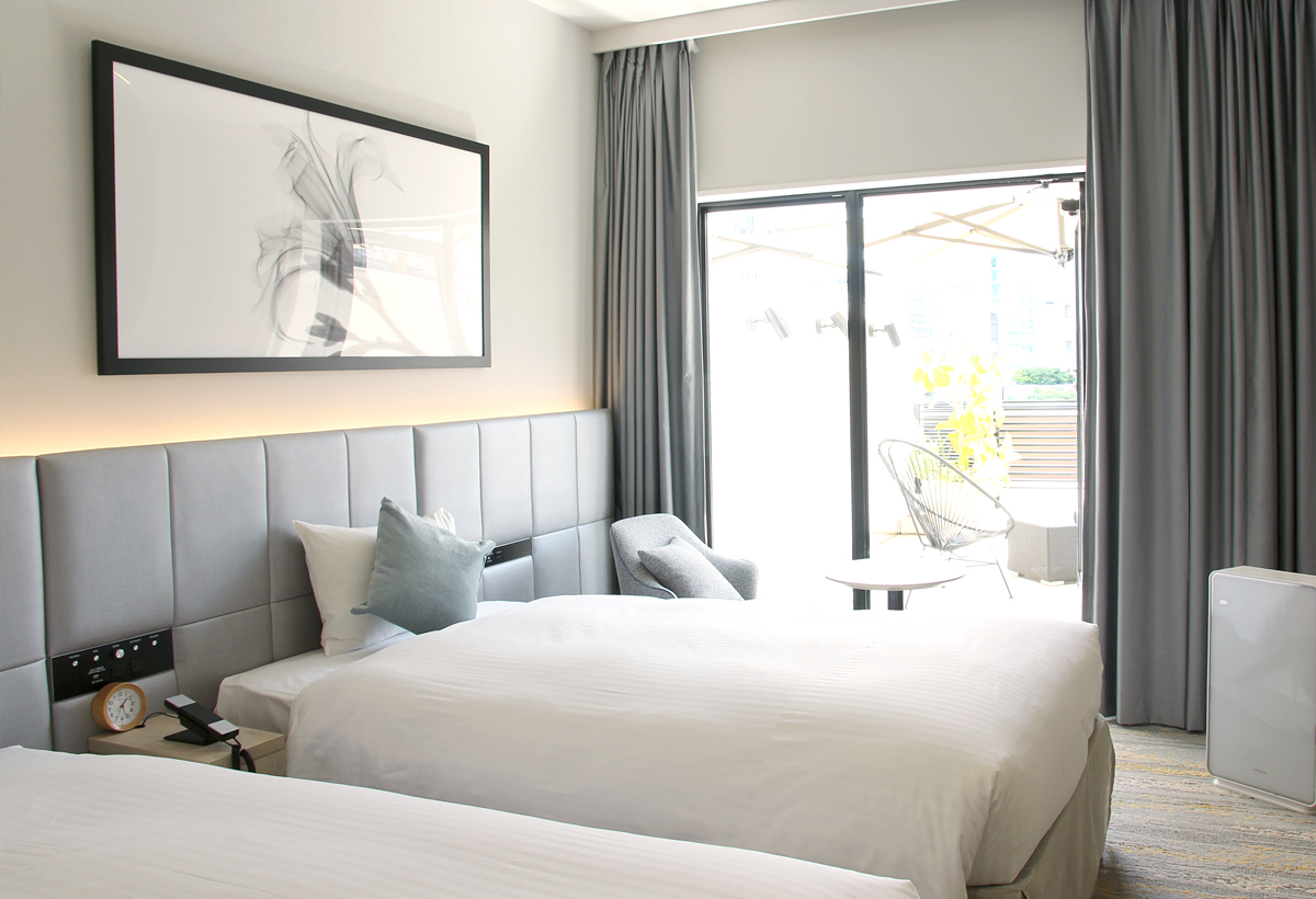 ORIENTAL HOTEL FUKUOKA HAKATA STATION_帶陽台雙床房