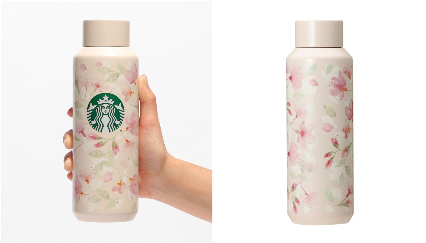 日本星巴克櫻花季_SAKURA2024 ステンレスボトルナチュラル_不鏽鋼隨身瓶 Natural