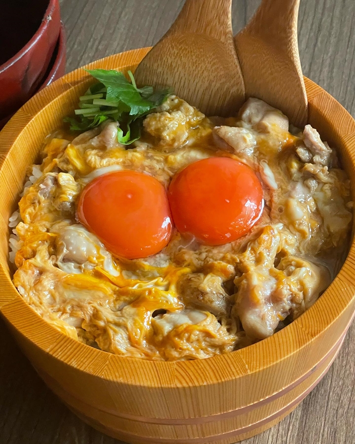 雙半熟蛋親子丼