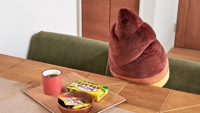 明治香菇巧克力抱枕