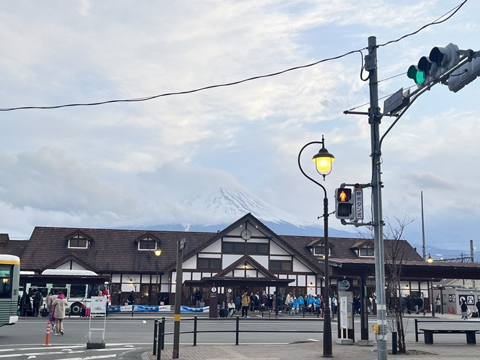 河口湖車站&必拍LAWSON