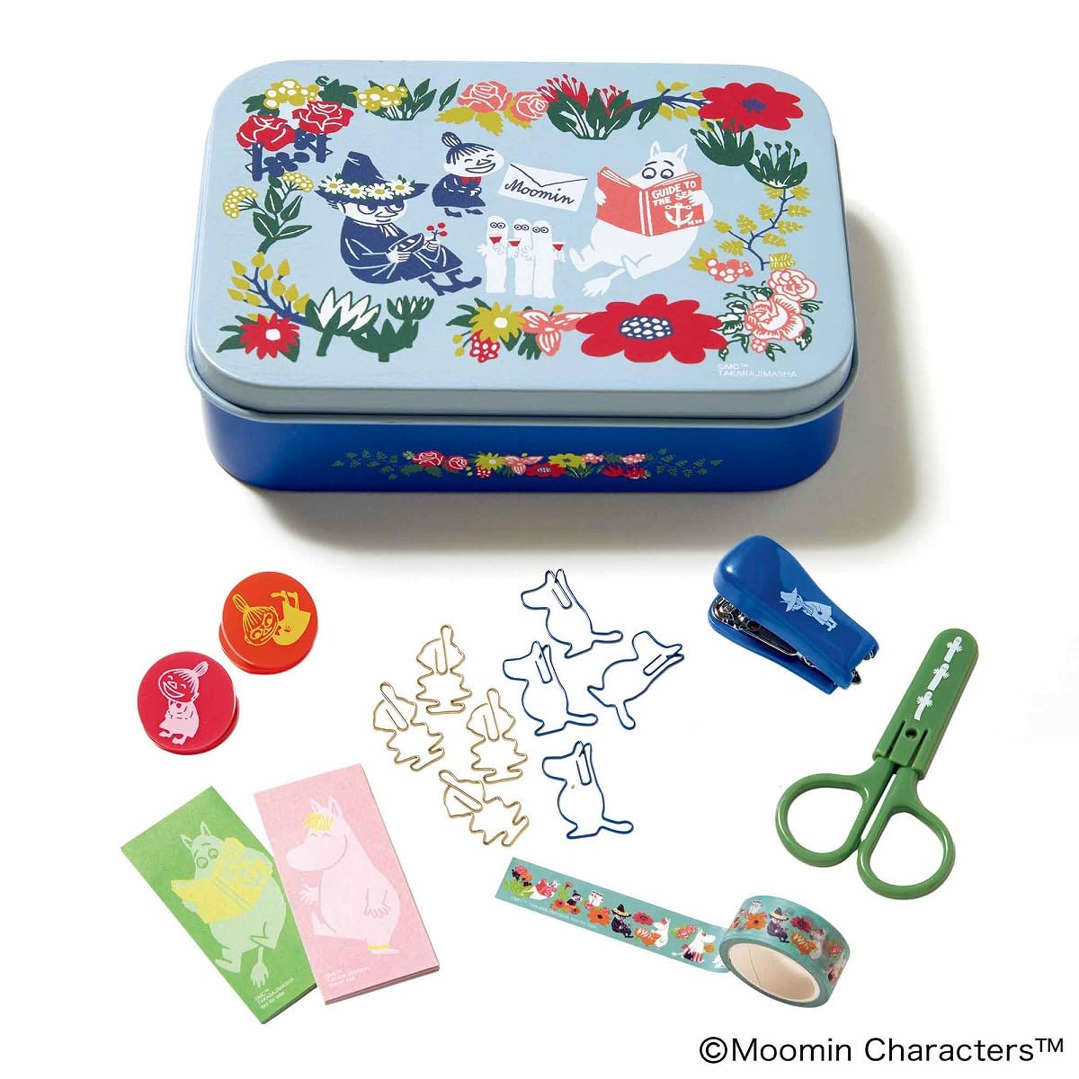 MOOMIN慕敏家族鐵盒文具組