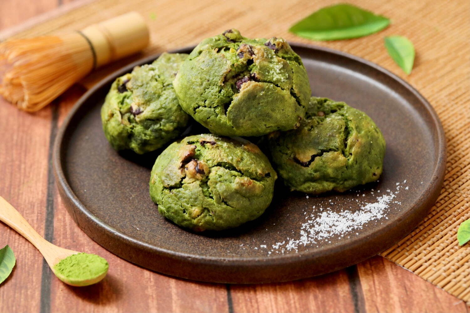 司康宇治抹茶鹽巧克力_スコーン 宇治抹茶 “塩チョコ”