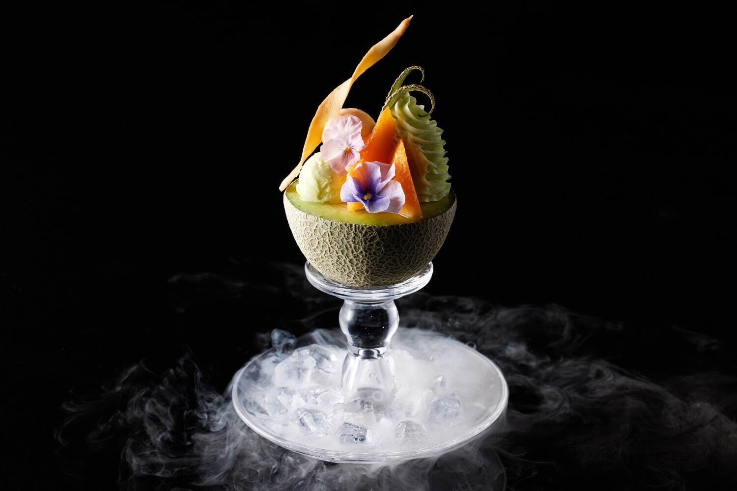 2024年5月_美麗甜點_東京台場日航大飯店 The Bar & Lounge_大人的奢華哈蜜瓜聖代