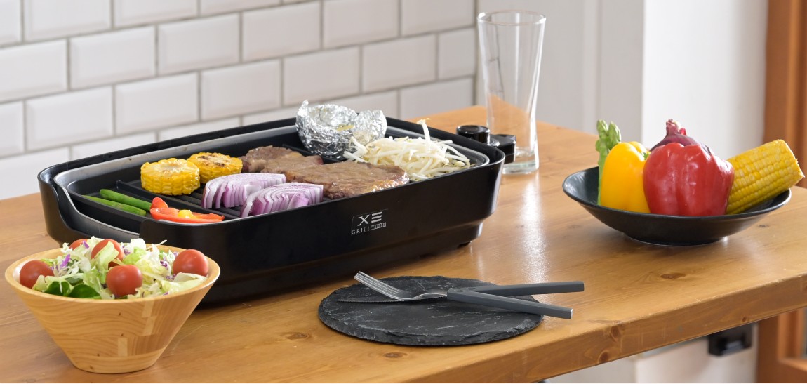 山善_少煙電烤盤 XGRILL TRIPLE
