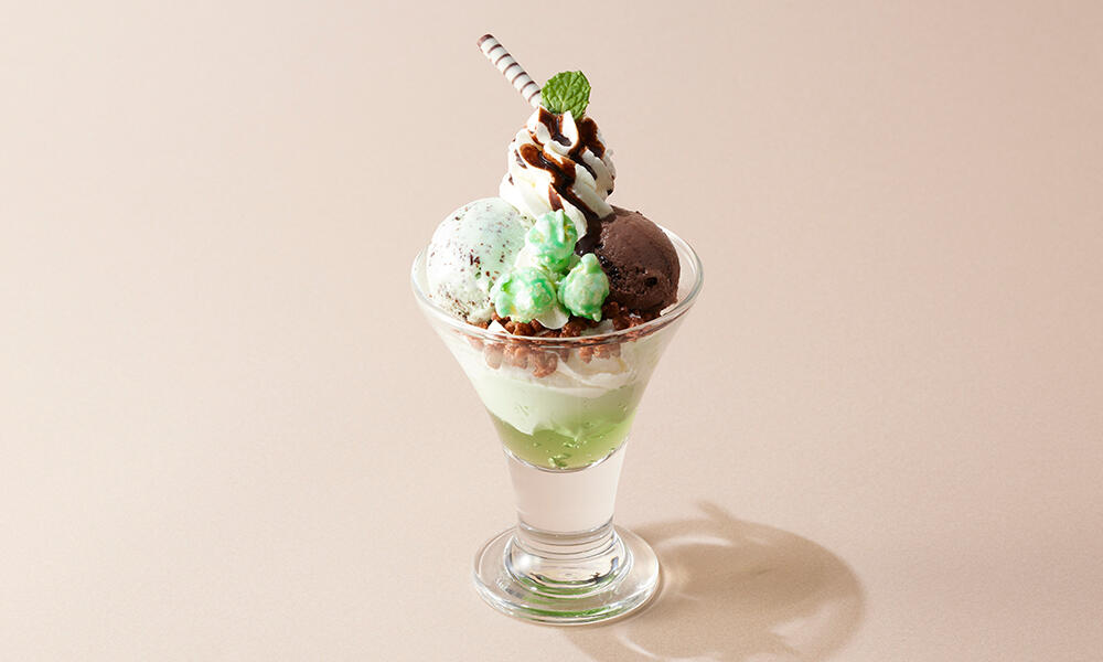 ミニチョコミン党パフェ