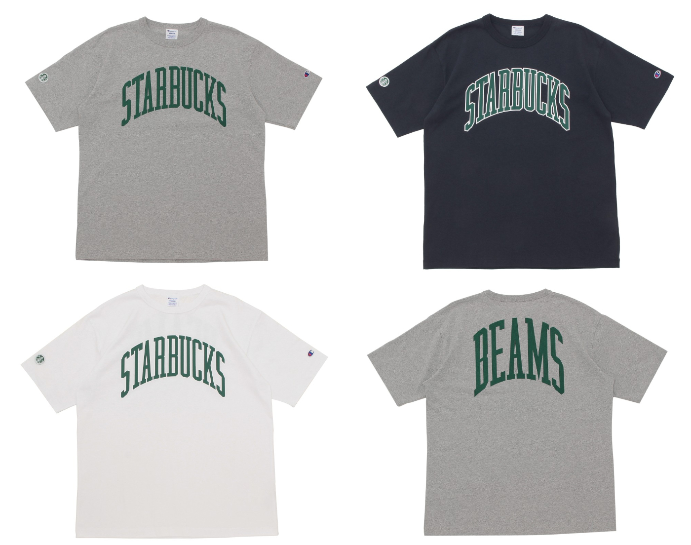 日本星巴克_[オンラインストア販売] BEAMS CHAMPION ヘビーウェイト T シャツ／[線上販售] BEAMS CHAMPION HEAVYWEIGHT T-SHIRT（共 3 色）
