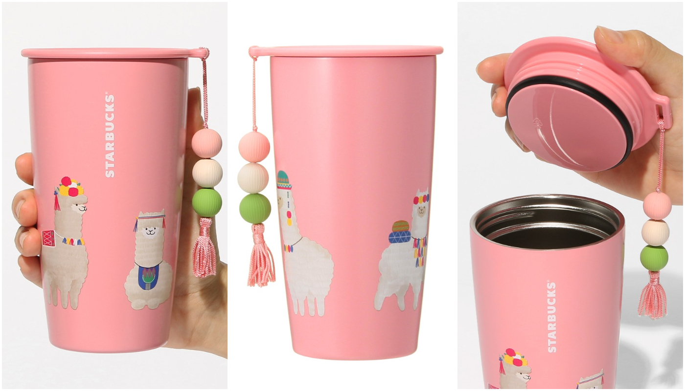 日本星巴克_カップシェイプステンレスボトルアルパカ_杯型不鏽鋼隨行杯 羊駝