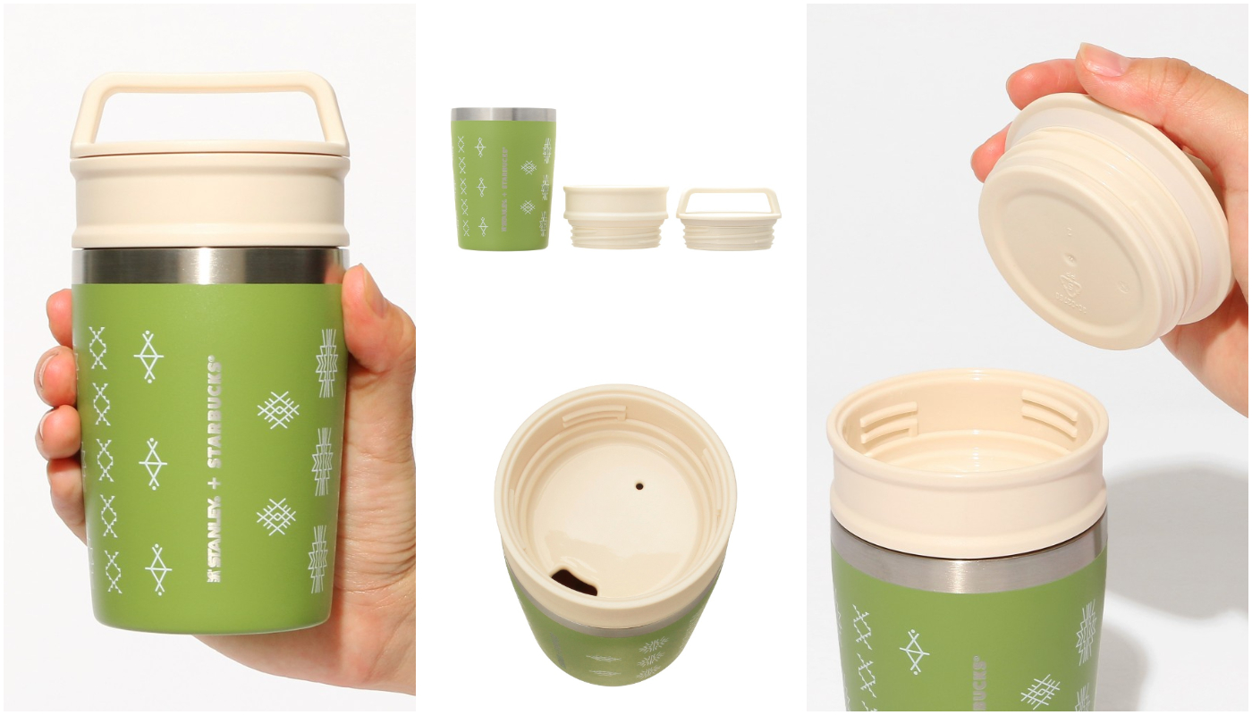 日本星巴克_ ステンレスボトル STANLEY グリーン_不鏽鋼瓶 STANLEY 綠色