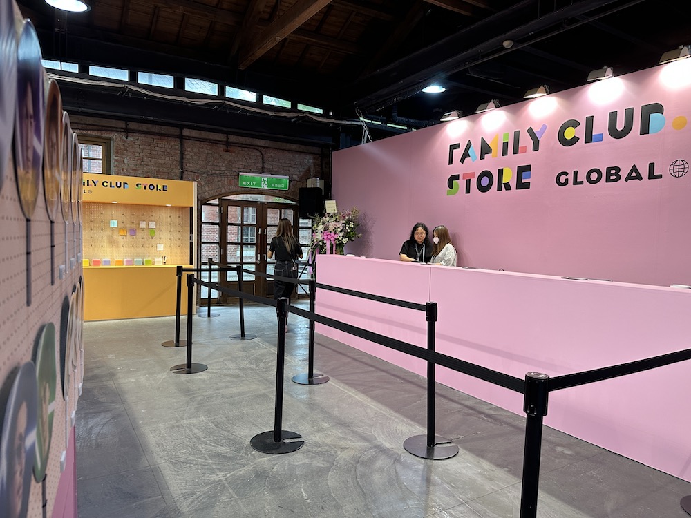 「FAMILY CLUB.STORE GLOBAL」台北快閃店_結帳區