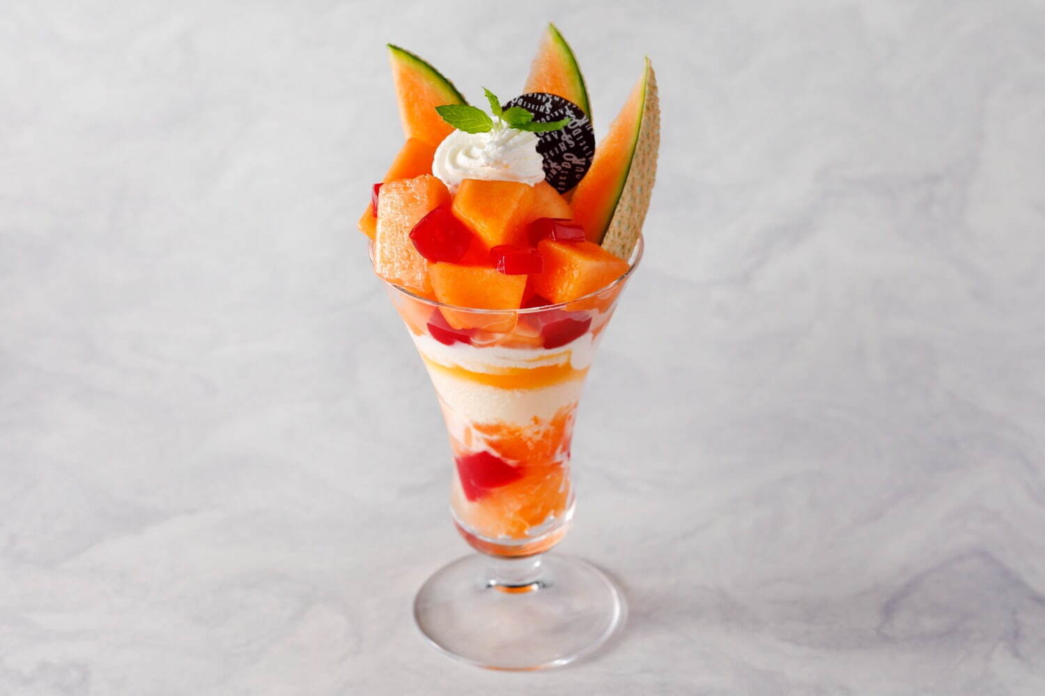 2024年8月_美麗甜點_資生堂PARLOUR_真夏的聖代祭典_富良野哈蜜瓜聖代