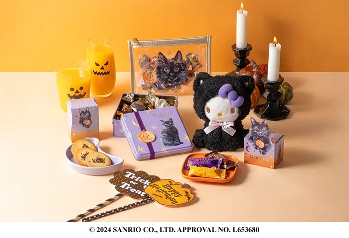 GODIVA「黑貓萬聖節派對包」