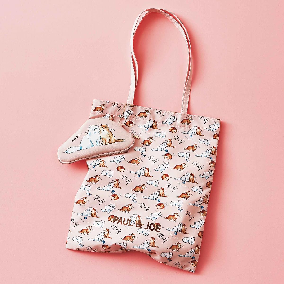 PAUL＆JOE貓咪托特包&化妝包組