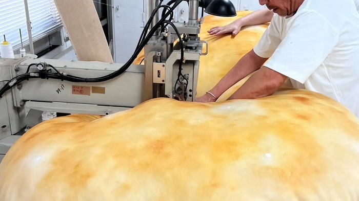 月見佛卡夏沙發製作過程