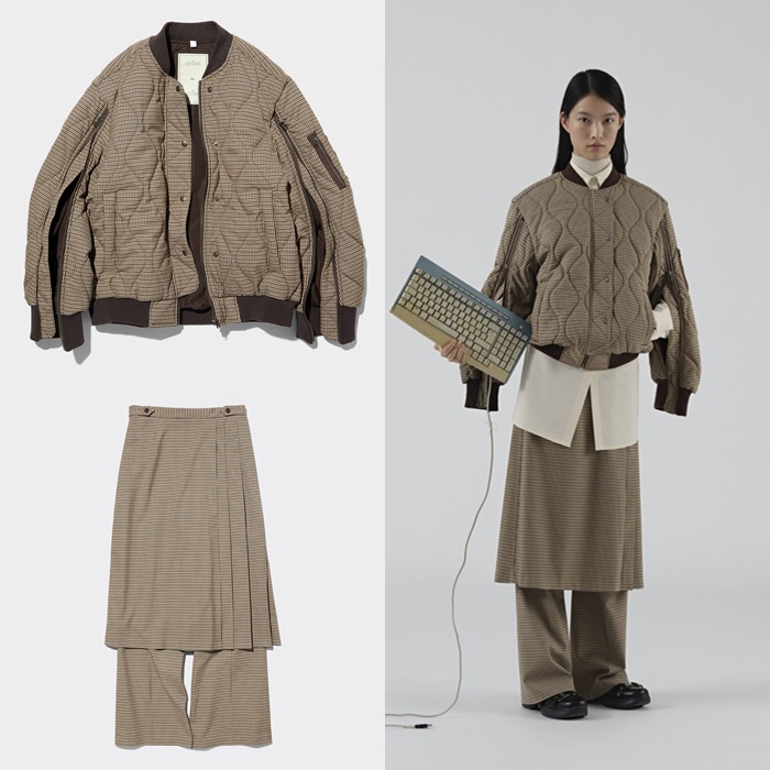 女裝菱格壓紋外套