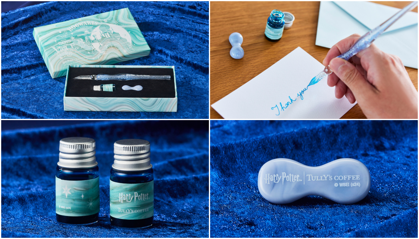 tully's coffee_harry potter_ユールボール　ガラスペン_聖誕舞會 玻璃筆