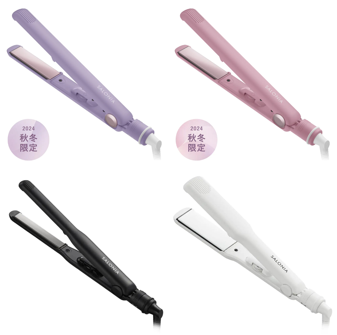 BICCAMERA_ストレートアイロン 24mm SL004SGR24 / SALONIA 直髮夾 24mm SL004SGR24