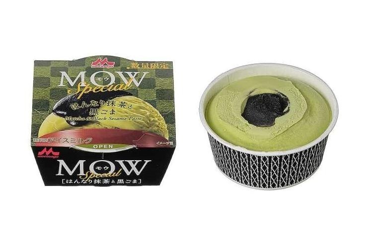 7-11_MOW 抹茶與黑芝麻冰淇淋