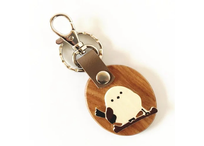 北長尾山雀造型鑰匙圈