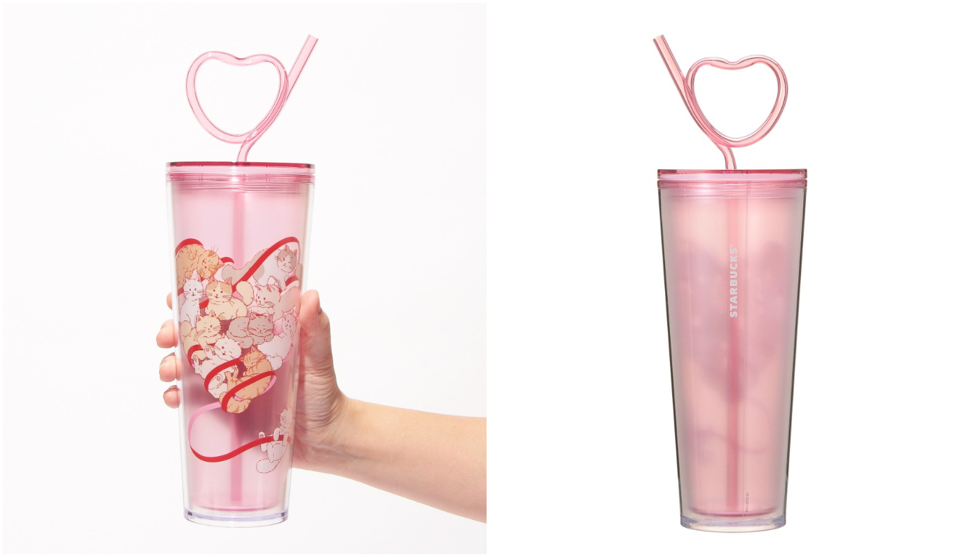日本星巴克_STARBUCKS_HAVE A LOVELY DAY_バレンタイン 2025 コールドカップタンブラー_情人節 2025 冷飲隨行杯
