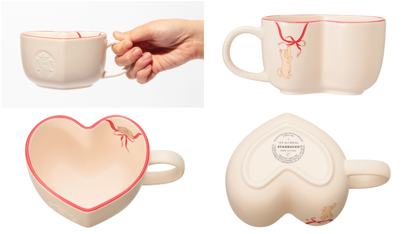 日本星巴克_STARBUCKS_HAVE A LOVELY DAY_ バレンタイン 2025 マグハート_情人節 2025 心型馬克杯