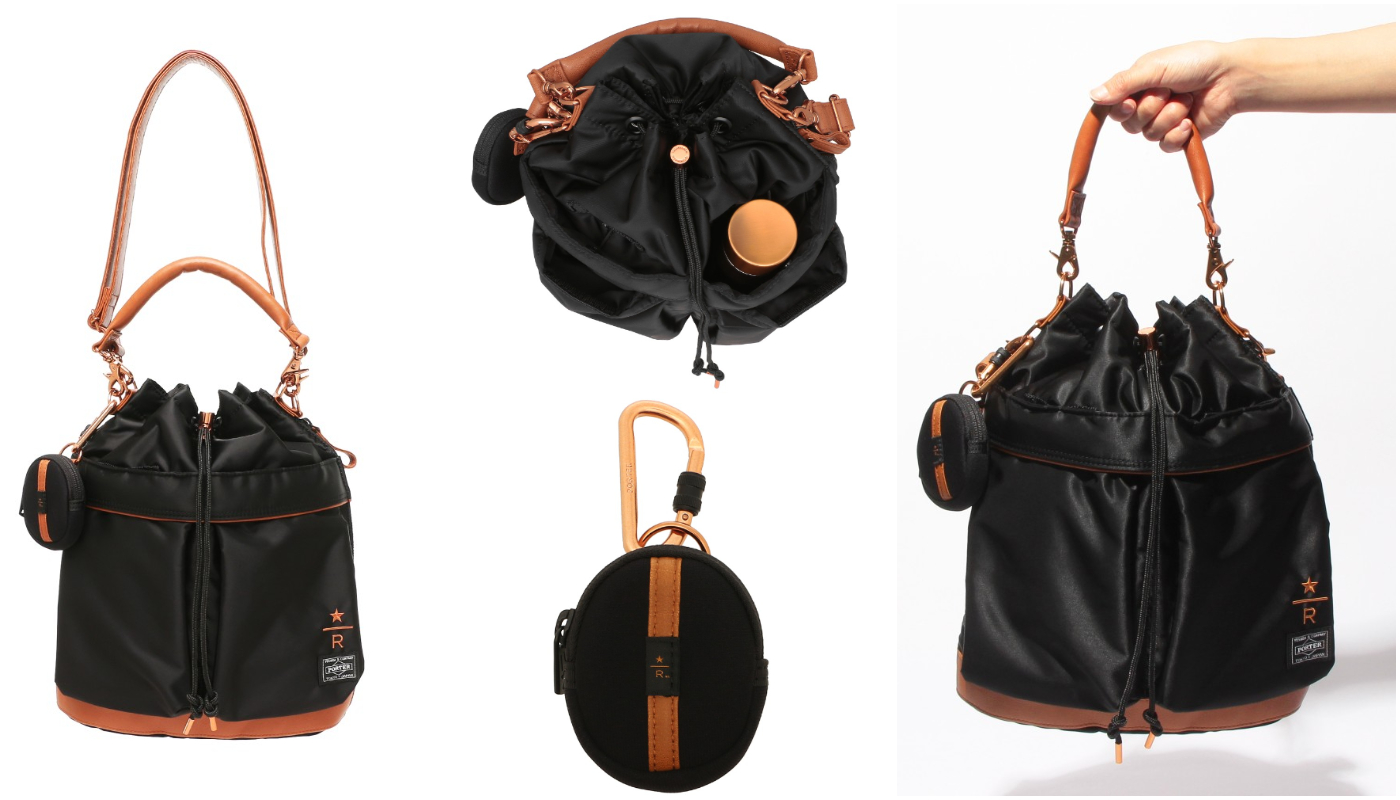 日本星巴克_PORTER スターバックス リザーブ コーヒービーンシェイプ 2WAY ツールバッグ_PORTER STARBUCKS RESERVE 咖啡豆造型 2WAY 工具包