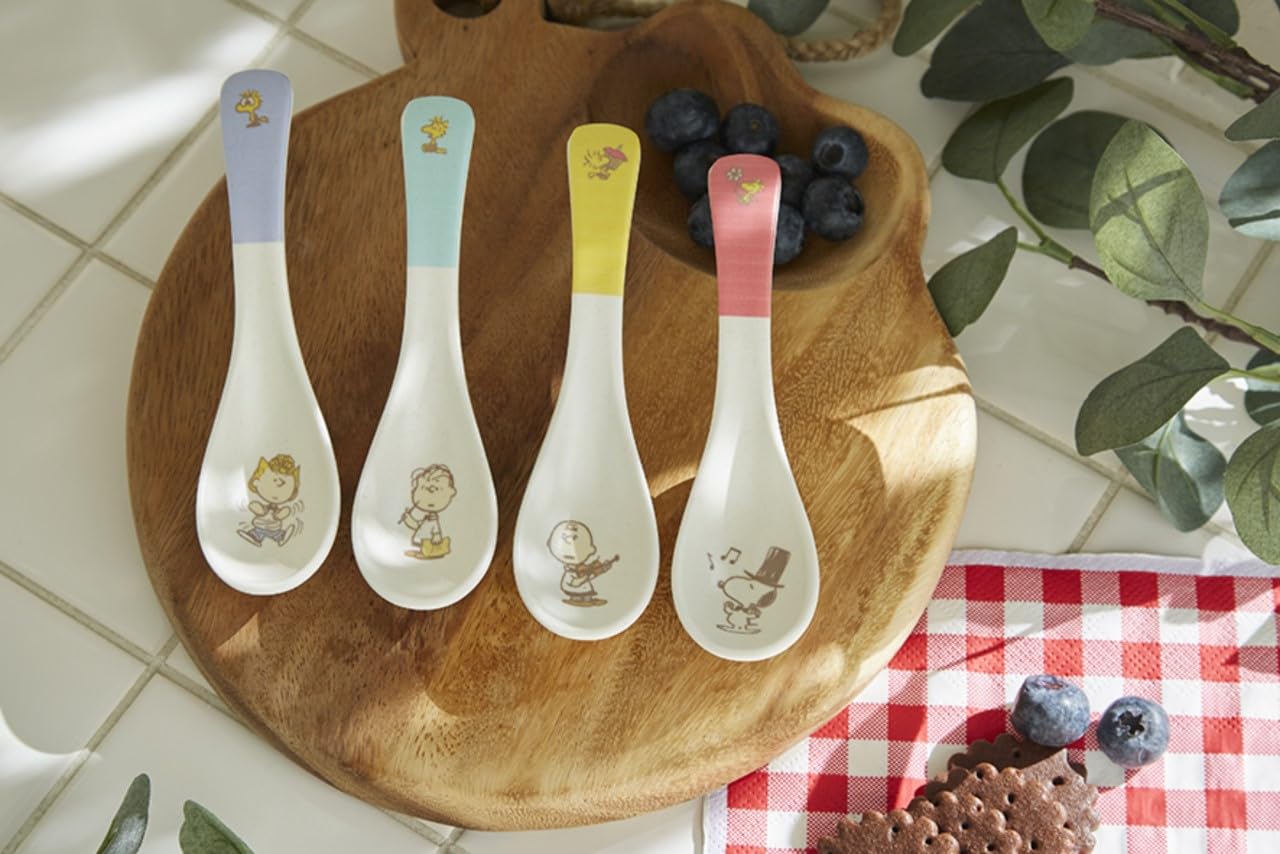 史努比湯匙4入組