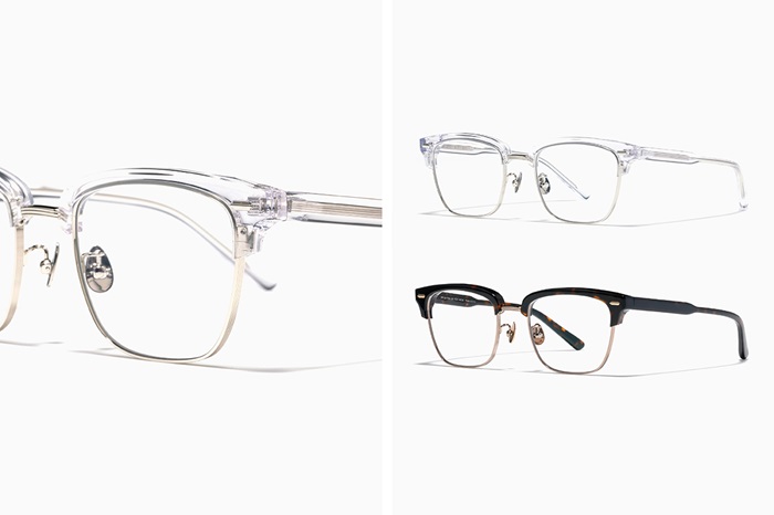 以中性簡約為出發，EXTRA系列特別推出透明眉型框，展現時尚與專業氣質。