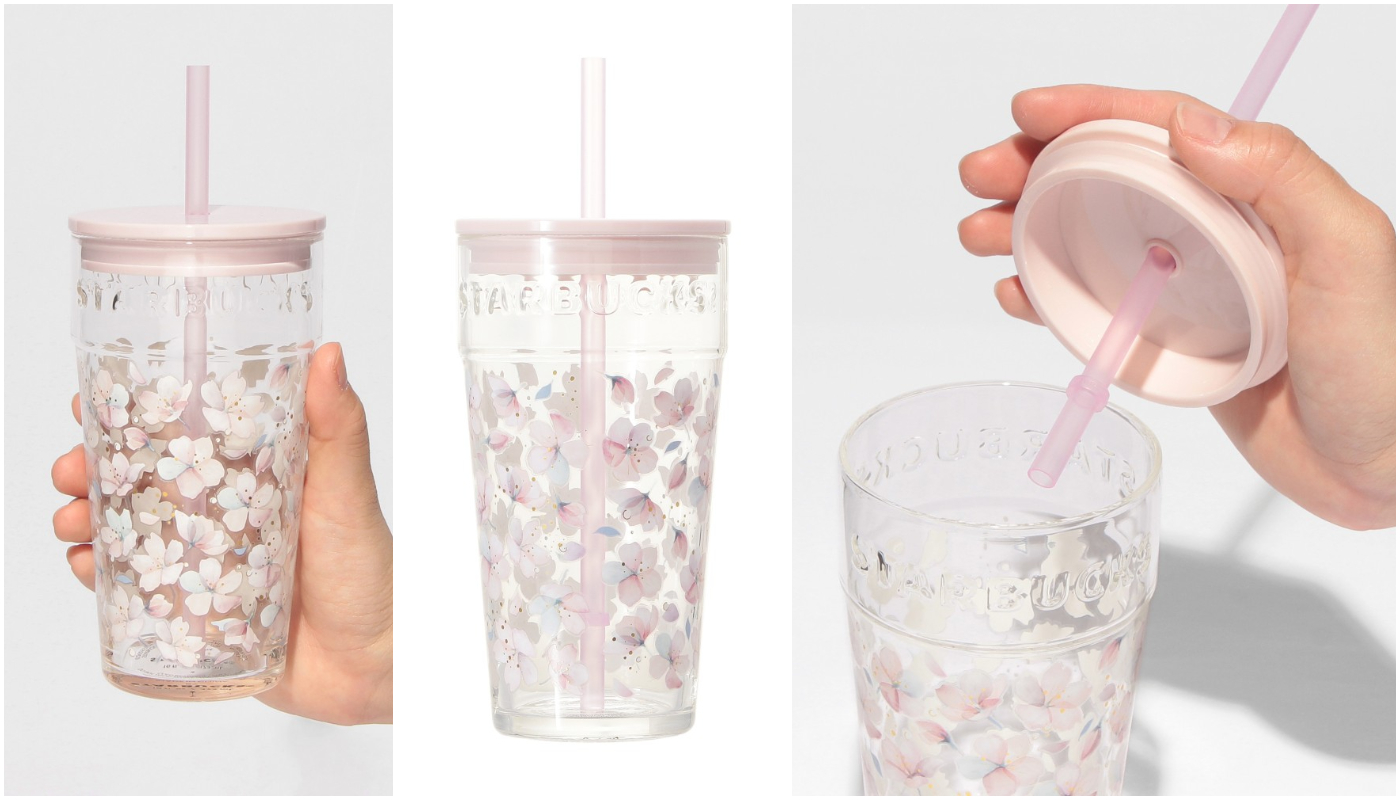 日本星巴克_STARBUCKS_sakura daytime_SAKURA2025 グラスタンブラー_櫻花 2025 玻璃隨行杯