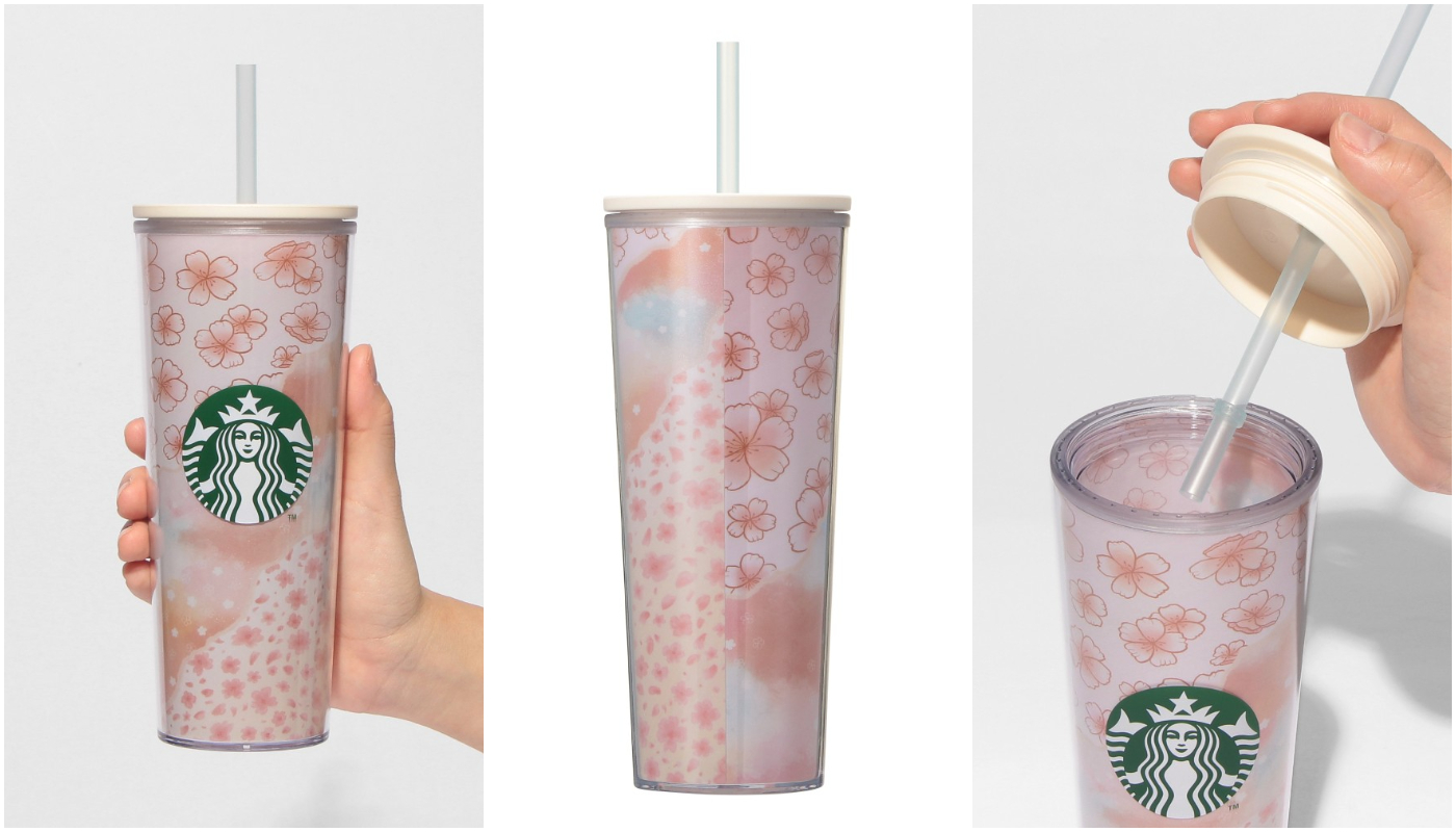 日本星巴克_STARBUCKS_sakura daytime_SAKURA2025 SAKURA2025 コールドカップタンブラーレイヤード_櫻花 2025 冷飲隨行杯 分層次