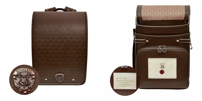 哈利波特× Q-pot 後背皮革書包