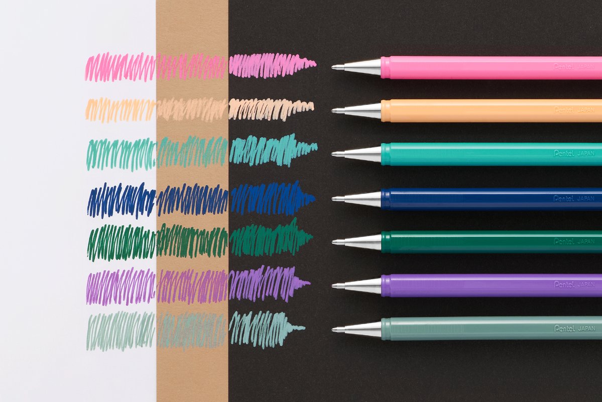 ปากกา PENTEL MATTEHOP สีใหม่ 7 สี