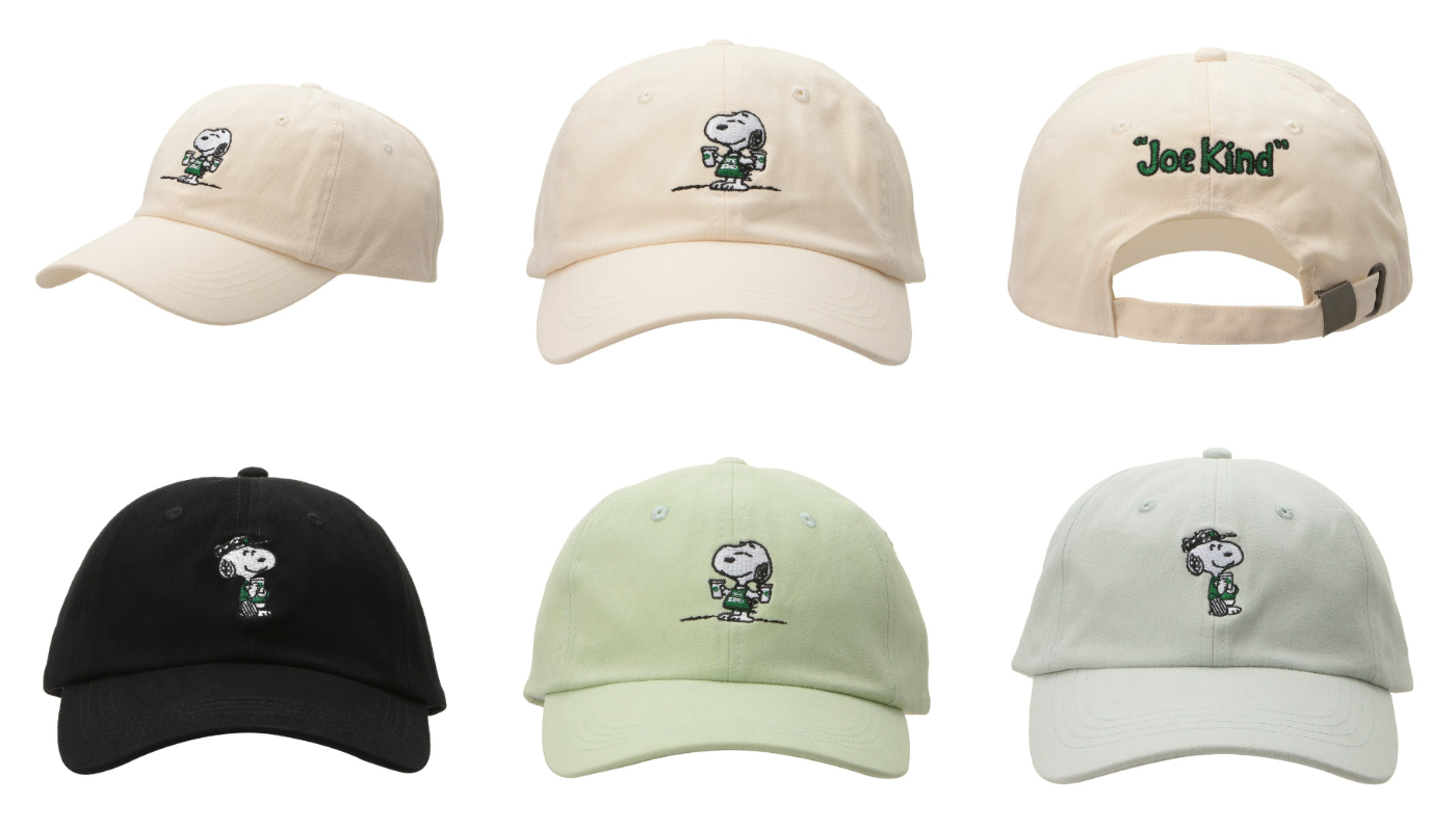 สินค้าใหม่จากการร่วมมือของสตาร์บัคส์_PEANUTS_PEANUTS ベースボールキャップ_PEANUTS หมวกเบสบอล