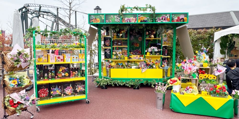 LEGOLAND_樂高樂園_レゴランドで春のお祝いパーティー_樂高樂園春日慶祝派對_レゴ ボタニカルコレクションの「ビルディング・フラワーガーデン」_樂高植物系列「BUILDING FLOWER GARDEN」