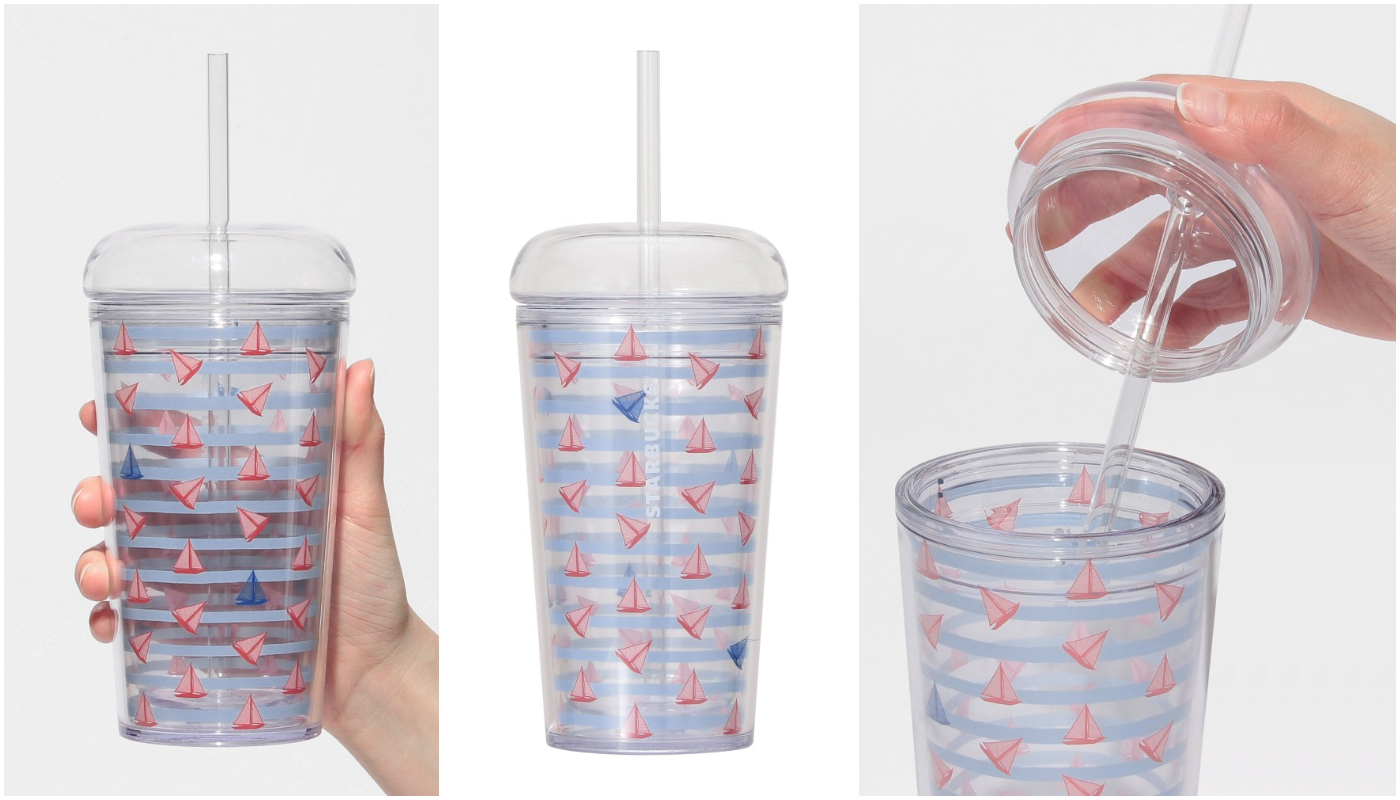 日本星巴克_STARBUCKS_MARINE LOOK_コールドカップタンブラーマリンボーダー_冷飲隨行杯 MARINE DOT