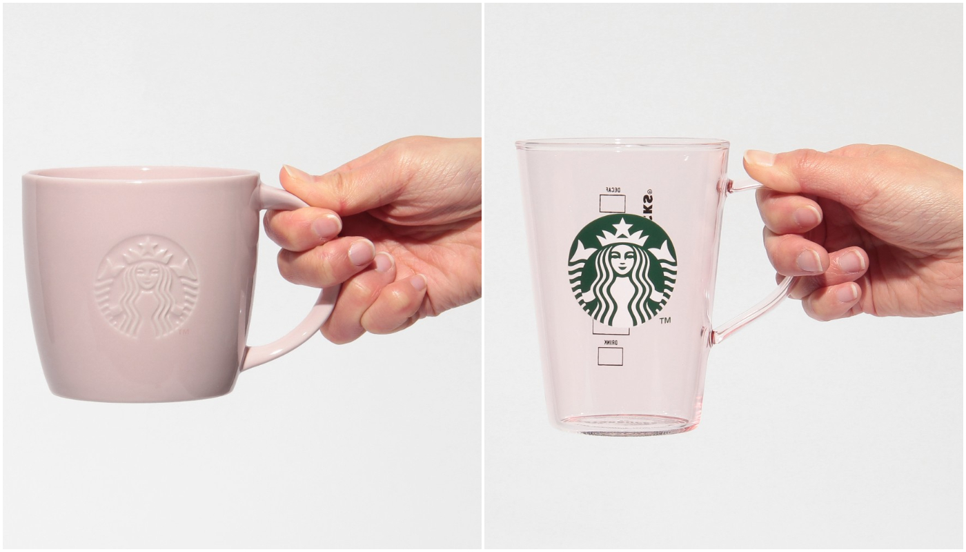 日本星巴克_STARBUCKS_母親節_ギフトボックス入りロゴマグピンクベージュ_含禮物盒的 LOGO 馬克杯 淡粉色