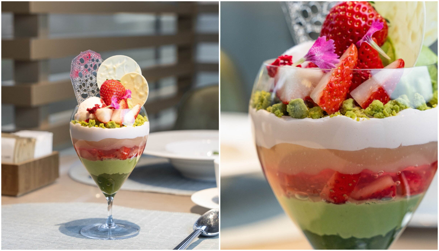 2025年4月_美麗甜點_Giorgio Armani_春色櫻、草莓抹茶聖代